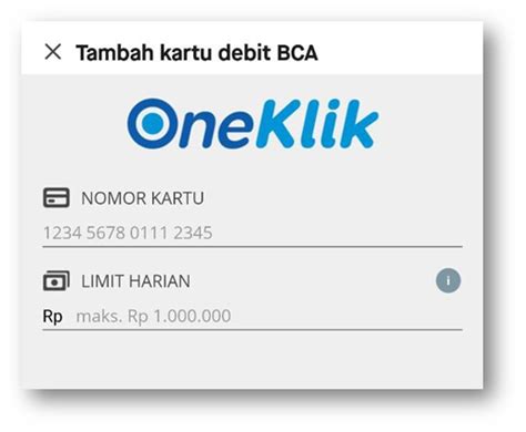 Daftar Bca Oneklik Untuk Top Up Saldo Gojek Indonesia