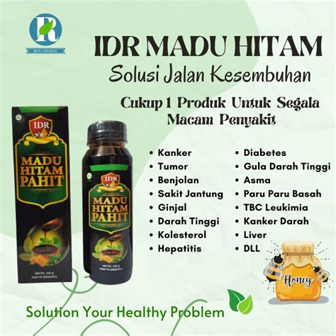 RM – IDR Madu Hitam – Reza Herbal Indonesia