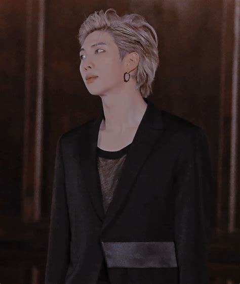 Namjoon Hot Handsome Dark Aesthetic Edit Pic Photo Black Swan Mv Daddy