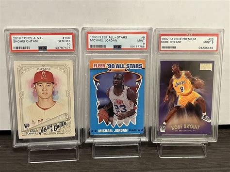 SHOHEI OHTANI ROOKIE CARD PSA 10 KOBE BRYANT PSA MICHAEL JORDAN ALL