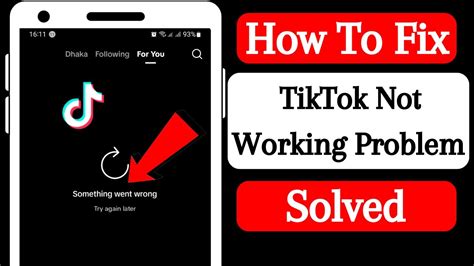 How To Fix TikTok Something Went Wrong Problem 2023 Fix TikTok Not