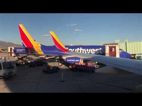 Southwest Airlines Boeing 737 700 Landing At Albuquerque ABQ YouTube