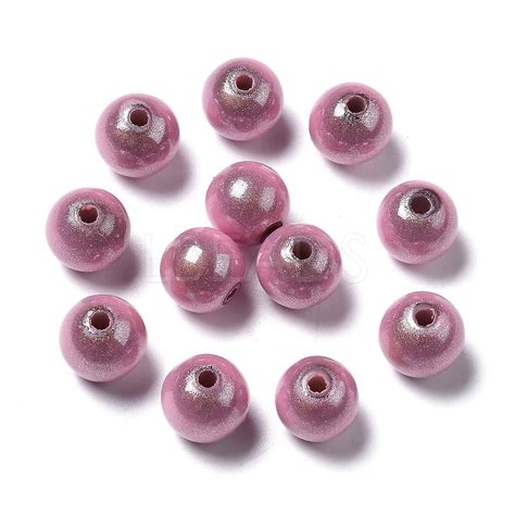 Spray Painted Acrylic Beads Lbeads