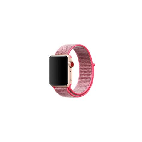 Apple Watch 42mm Nylon Armband Hot Pink Elgiganten