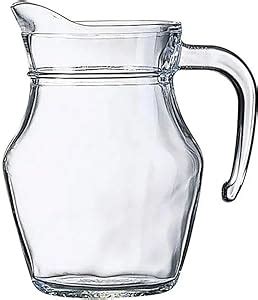 Mge Mini Pichet D Eau Avec Poign E Carafe En Verre Avec Bec Verseur