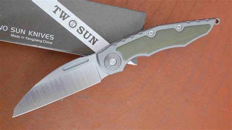 Twosun Ts Titanium Micarta D Youtube