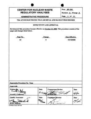 Fillable Online Pbadupws Nrc Ap Electronic File Archival And