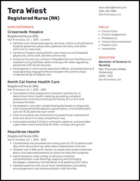 11 Registered Nurse Rn Resume Examples For 2025