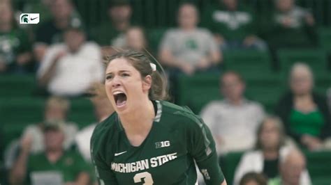 Michigan State Vs Cincinnati Cinematic Highlight Volleyball YouTube