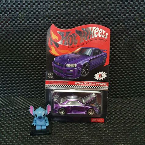 Jual Hot Wheels Hotwheels Nissan Skyline GTR BNR34 R34 Ungu Purple RLC Red Line Club Shopee