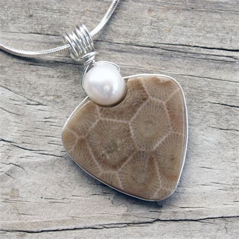 Petoskey Stone Petoskey Stone Jewelry Petoskey Stone