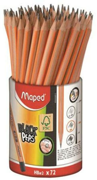 Vásárlás Maped Black Peps grafitceruza HB 72 db IMA850059 Ceruza