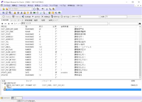 Oracle 既存テーブルへのカラム追加