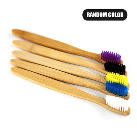 Brosse à dents en bambou naturel Original écologique pour Adolescents