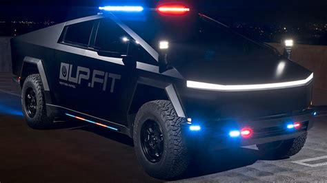 Teslas Cybertruck Makes A Pretty Cool Modified Police Vehicle