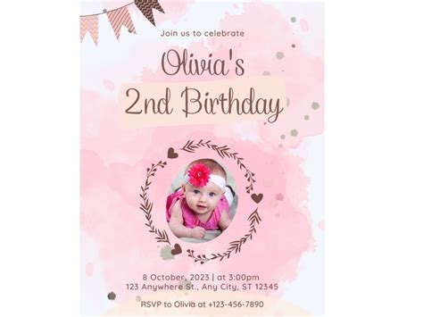 Unique birthday invitation card | Upwork