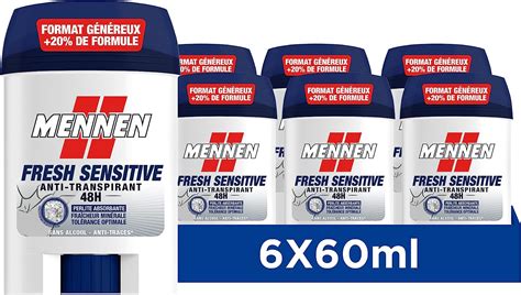 Mennen FRESH SENSITIVE Anti Transpirant Homme 48H Stick Large Sans