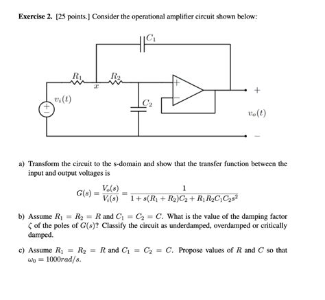 Solved Exercise 2 25 Points Consider The Operational