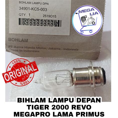 Jual Bohlam Lampu Depan Tiger 2000 Revo Megapro Lama Primus Monoshock