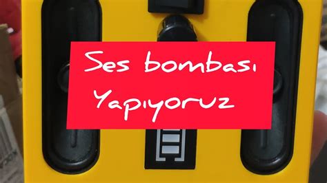 Ses Bombası Yapımı YouTube