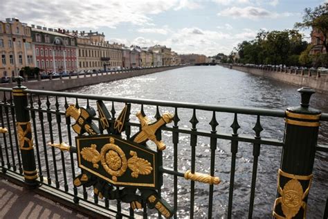 Vista Da Cidade De S O Petersburgo Na R Ssia Monumentos Famosos