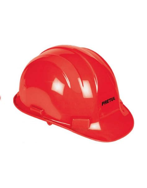 Casco De Seguridad Color Rojo Pretul Tbs Materiales Especializados