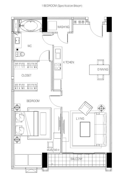 Floor Plan | Maline Apartments