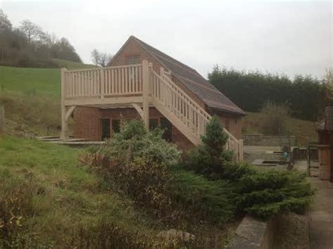 Oak Framed Balcony Wye Oak