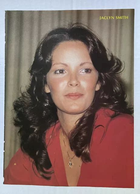 Vintage 1970s Jaclyn Smith Charlies Angels Magazine Pinup Clipping £9