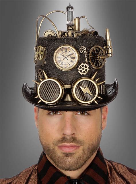 Steampunk Top Hat With Light Buy Here At Kost Mpalast