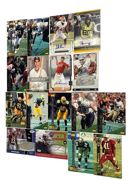 At Auction Assorted Autographed Sports Cards