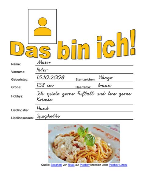 Steckbrief Erstellen Unsere