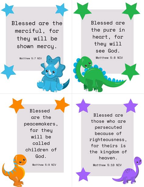 Free Beatitudes Printables