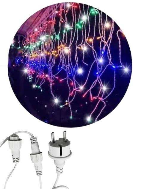 Kurtyna Wietlna Led Sople Multicolor Flash Sople Multi Flash