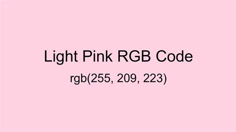 Light Pink Color, Hex and RGB values | CSSColors.com