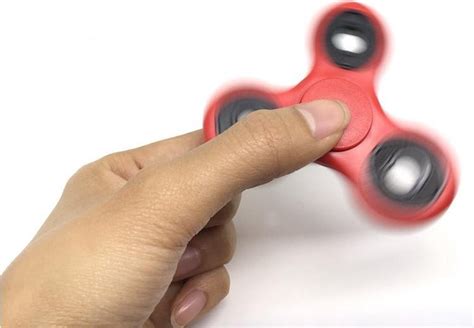 Bol Hand Fidget Spinner Rood High Quality Lagers