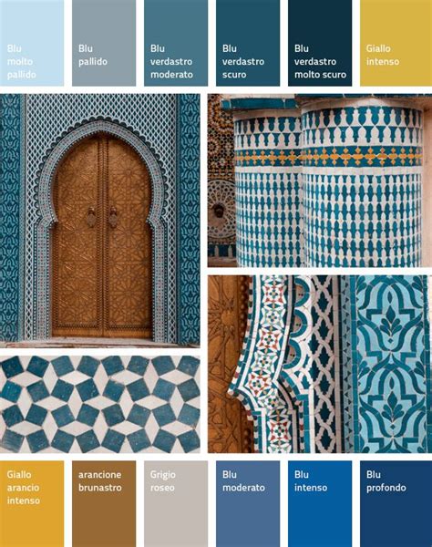 Blue and gold color scheme color palette inspired by old door – Artofit