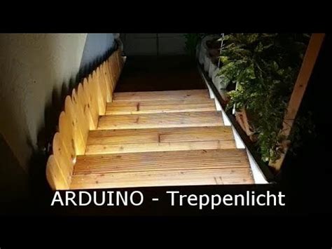 Treppen Lauflicht Mit Bewegungserkennung Arduino YouTube