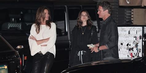 Pics Kaia Gerber Heads To Birthday Dinner For Her Father Rande