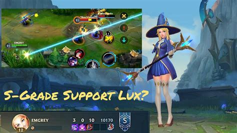 Lux Support Full Gameplay League Of Legends Wild Rift Alpha Test Ph Youtube