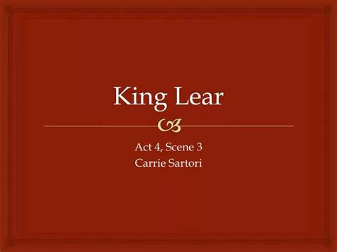 Ppt King Lear Powerpoint Presentation Free Download Id2205870