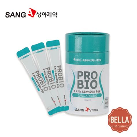 韓國 Sang A Probio 纖腰益生菌 乳酸菌 2g 一罐30入 綠色 Sanga 蝦皮購物