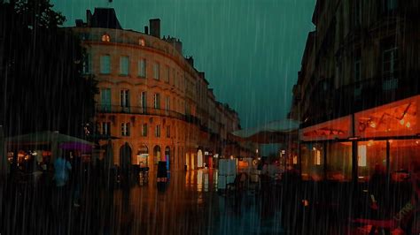 6hours Walking In The Rain Walk At Night And Day Bordeaux 4k France