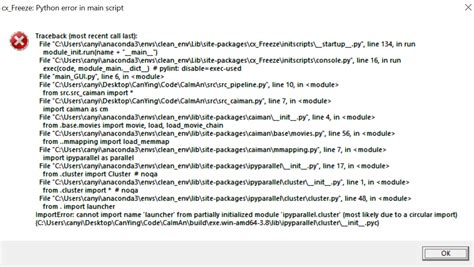 Importerror Cannot Import Name Launcher From Partially Initialized