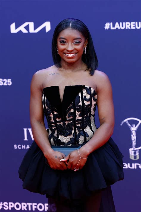 Simone Biles Honored at 2025 Laureus World Sports Awards • CelebMafia