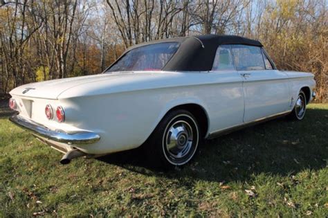 1962 Corvair Monza Turbo Spyder 900 Series Convertible Rare And