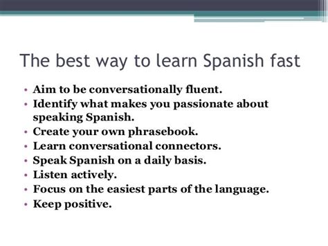 Learn How To Speak Spanish Fluently