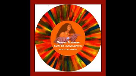 DONNA SUMMER State Of Independence Patrice18 Extra Long Version YouTube