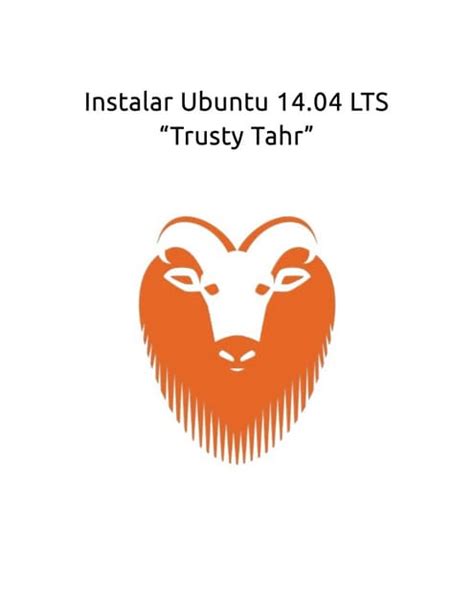 Cómo Instalar Ubuntu 1404 Lts Trusty Tahr Pdf