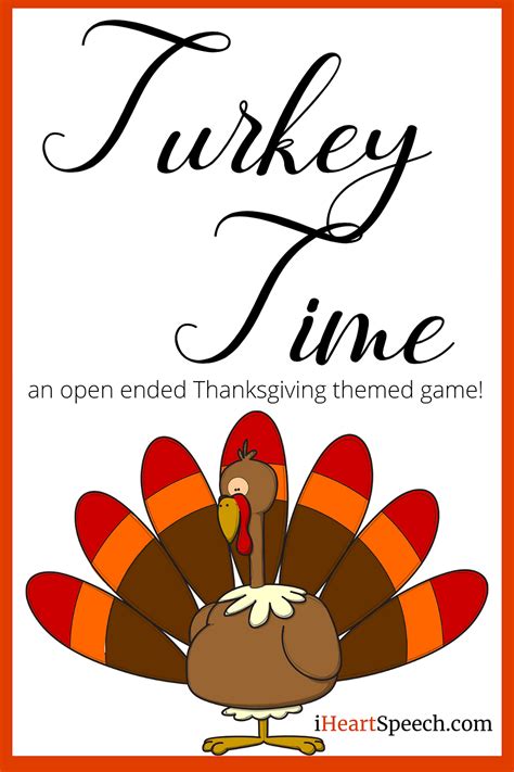 Turkey Time - an open-ended Thanksgiving Themed game (Freebie!)